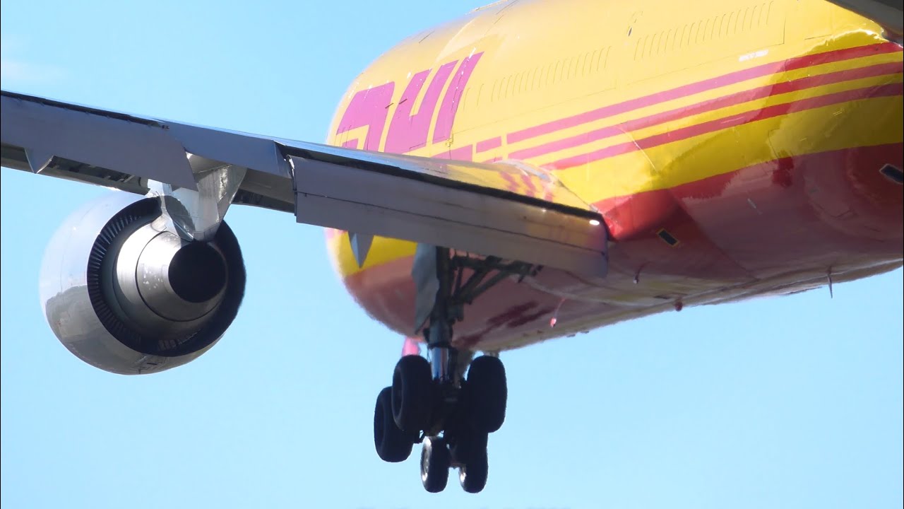 DHL 767-304ER BDSF first appearance in Barcelona