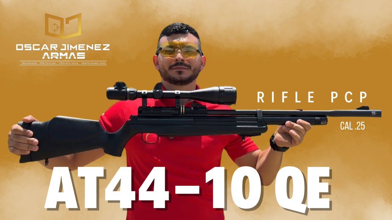 😎 Rifle PCP Hatsan T44-10 QE Potencia, precisión y tecnología en un solo equipo.