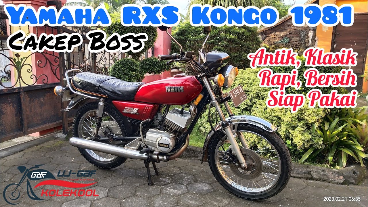 YAMAHA RXS KONGO 1981 ANTIK, KLASIK, RAPI,  BERSIH, UNIT READY DAN SIAP PAKAI