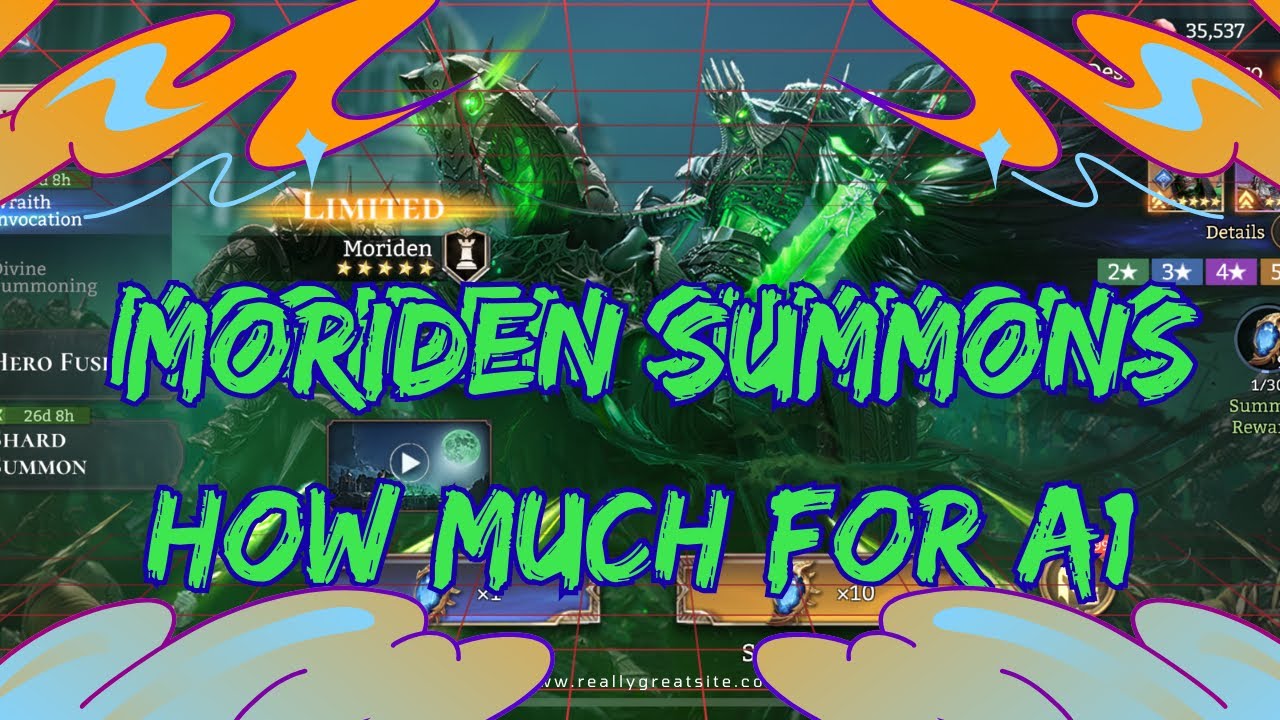 Watcher of realms MORIDEN summons