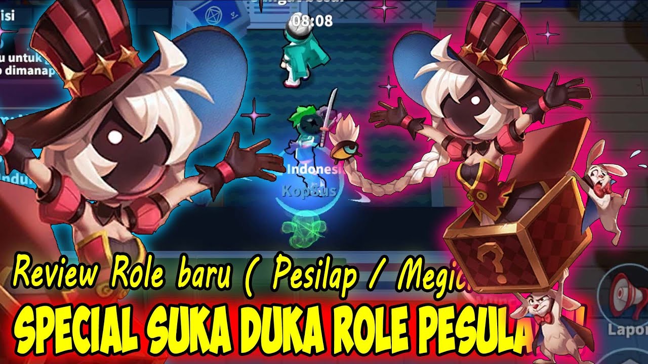 SPECIAL REVIEW DAN SUKA DUKA ROLE BARU PESULAP !! Super Sus Indonesia