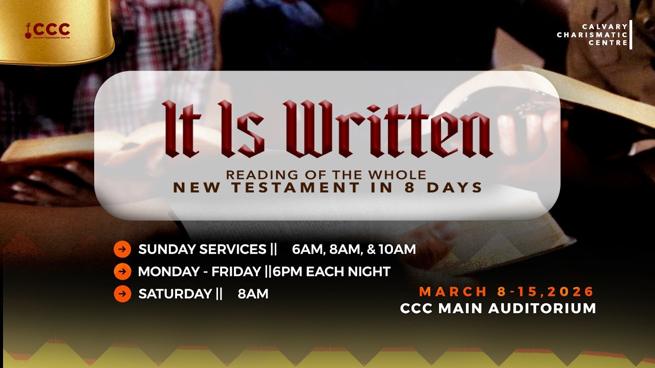 SUNDAY SERVICE | 8AM | LIVE | 15Th MARCH, 2026