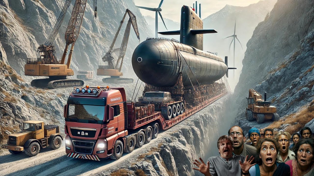 Extreme Oversize Truck Transport Operations with Biggest Heavy Equipment - Insane Skills!