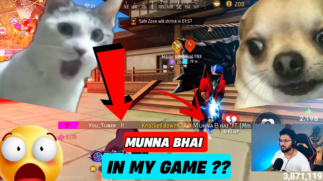 Munna Bhai In My Game 🎊😁🤩😛🤣🫡 @Munnabhaigaming #freefire #videos #treading #suggestedvideo #telugu 