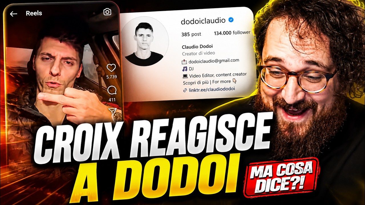 CROIX89 REAGISCE ALL'INFLUENCER PIU ARRABBIATO DI INSTAGRAM- CLAUDIO DODOI