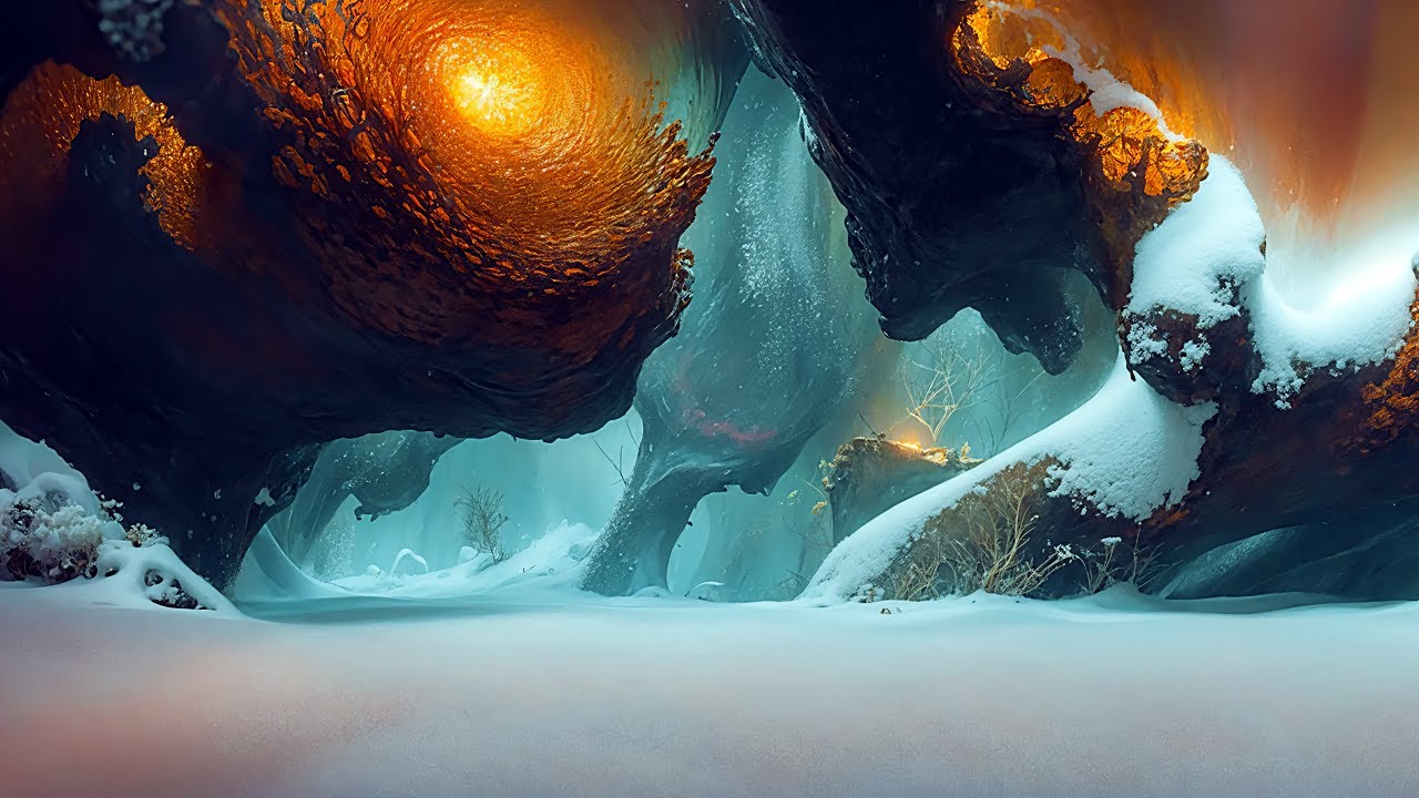 Snow Covered Alien World -  emotional meditative ambient music
