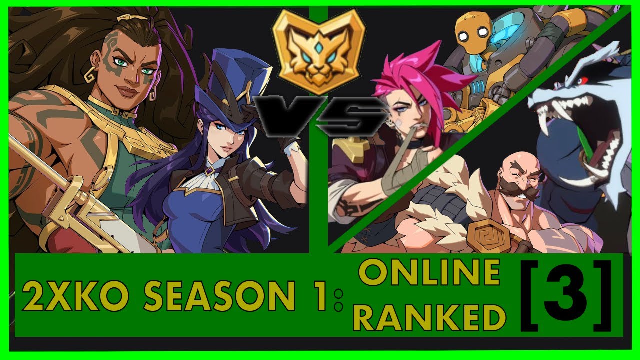 2XKO (Season 1) - Gold Ranked Matches - Caitlyn/Illaoi [3]