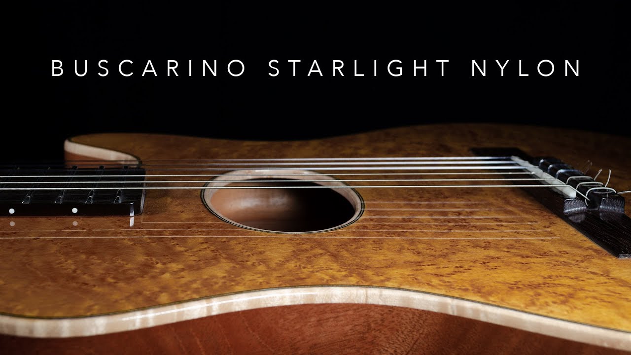 Buscarino Starlight Nylon String acoustic electric guitar