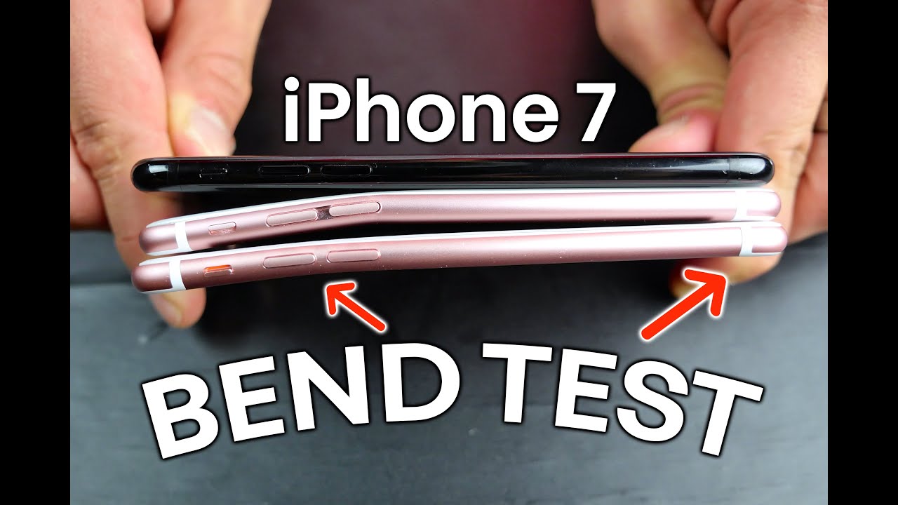 Тест на изгиб iPhone 7 и 6S!