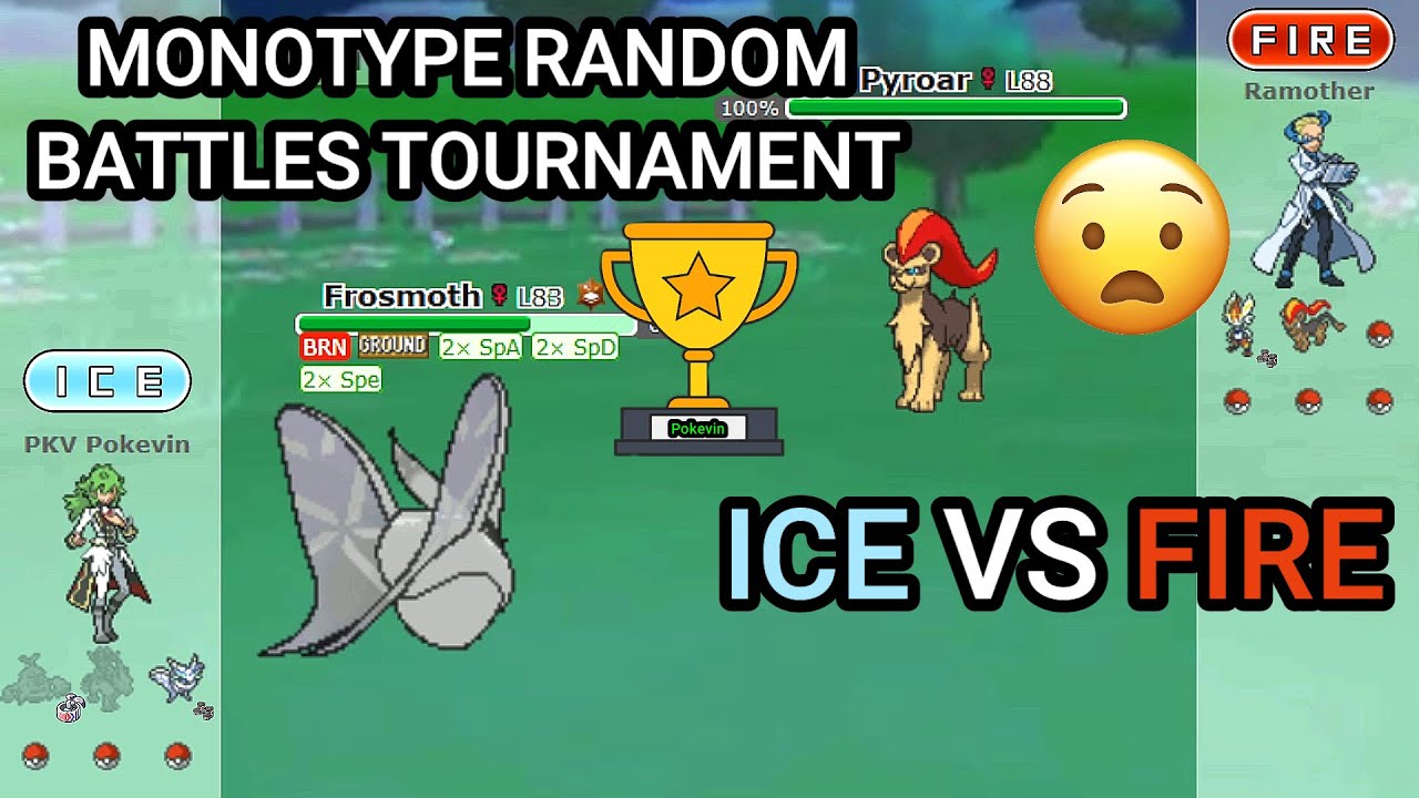 I Won a Monotype Random Battle Tournament! (Pokemon Showdown)