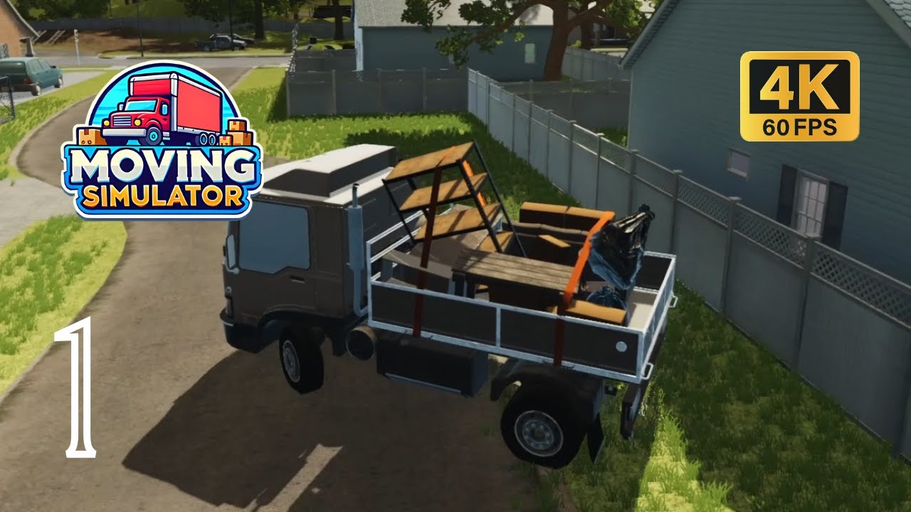 Moving Simulator | Part 1 - Small Apartments & Big Boxes (No Commentary) [4K 60FPS]