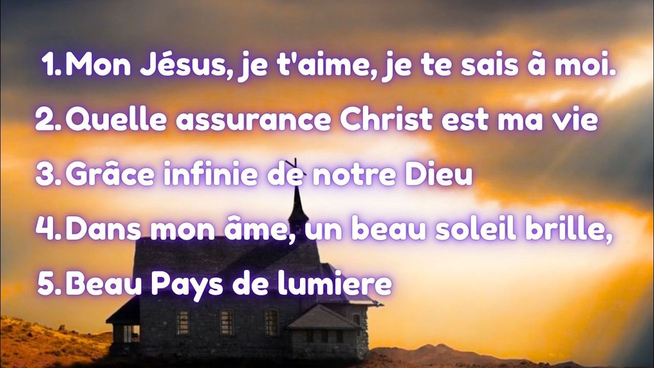 Mon Jésus, je t'aime   Cantiques Profonds de Louange et d'Adoration