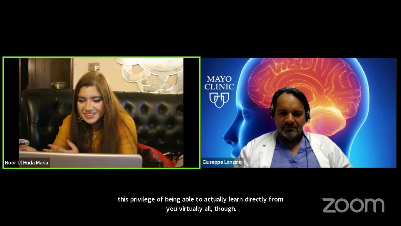 Vascular Neurosurgery Webinar Series with Prof.Giuseppe Lanzino