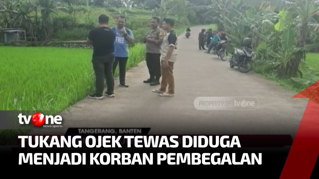 Tragis, Tukang Ojek di Tangerang Ditemukan Bersimbah Darah di Jalan Sepi Jauh Dari Permukiman | AKIP