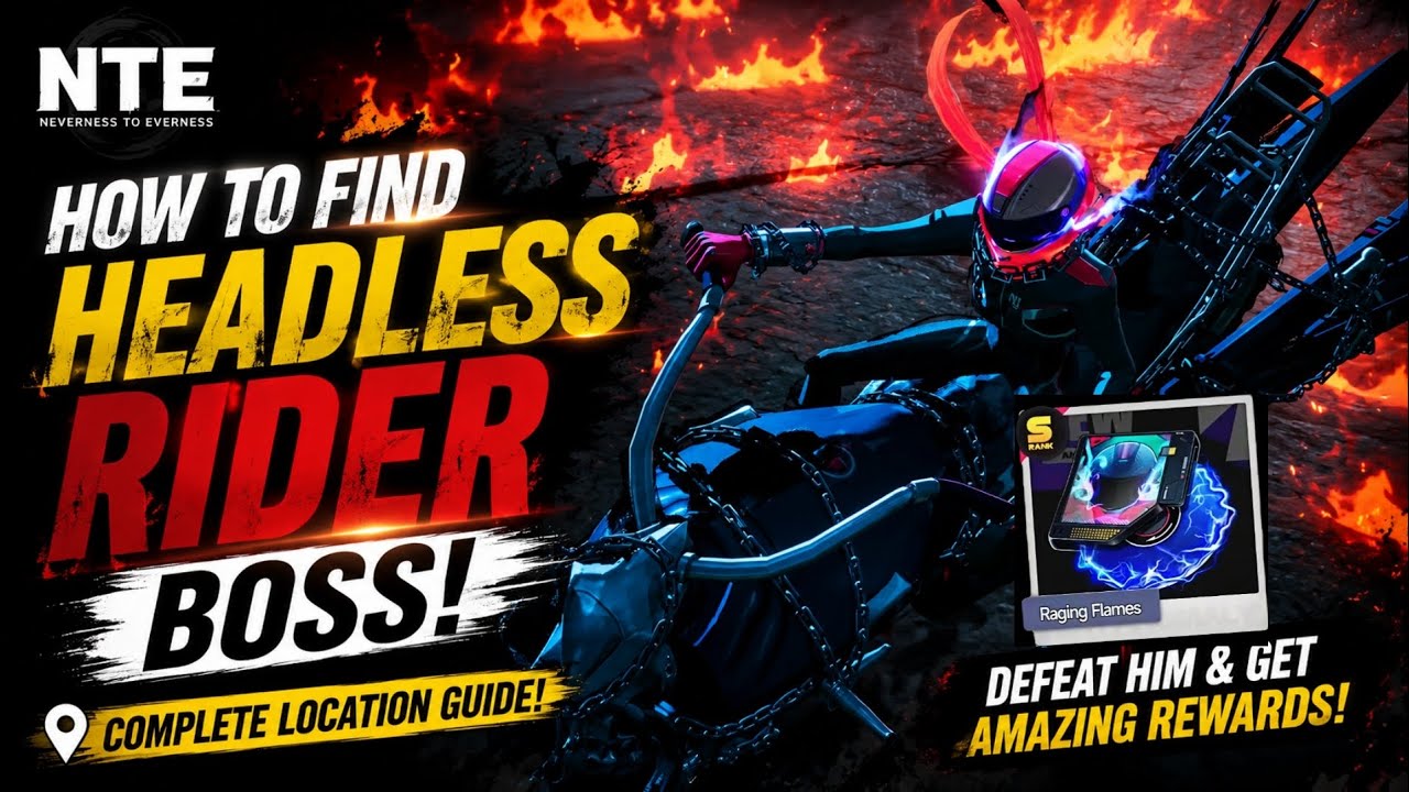 How to Find The Headless Rider Boss Location | Neverness to everness ( NTE )
