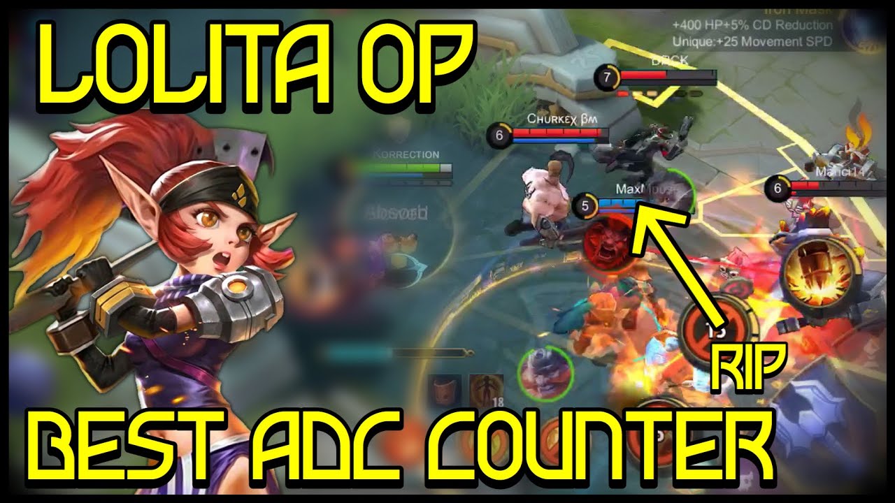 THE BEST ADC COUNTER | Mythic Lolita Play | Beg AoV MLBB | Mobile Legends