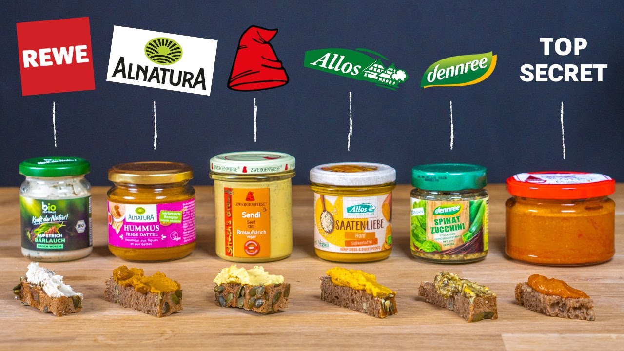 5 vegane Aufstriche im Test + DIY Geheimrezept !