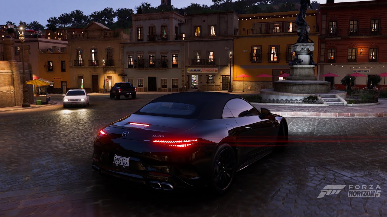 Forza Horizon 5 - Mercedes SL 63 AMG 2021 | Night City Drive & Autobahn Run