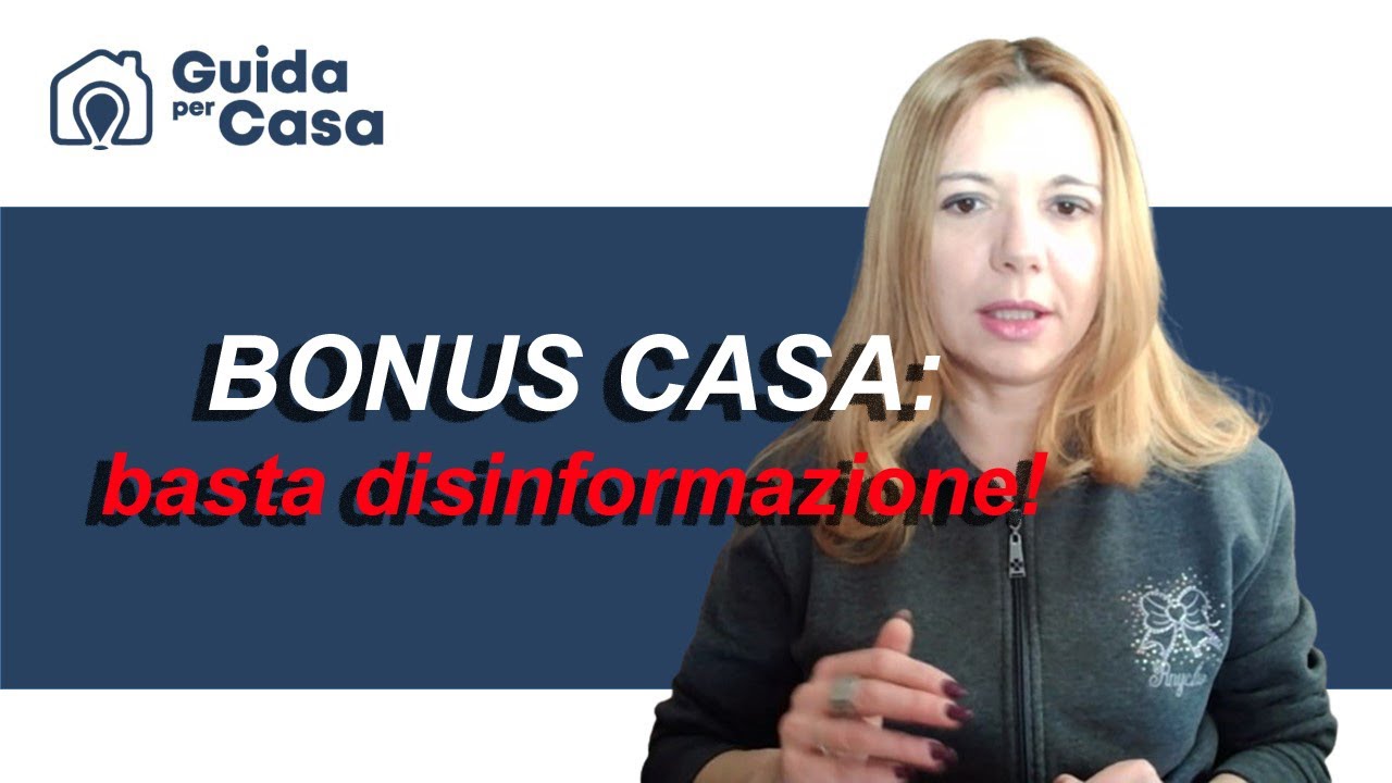 Bonus Casa: basta disinformazione!