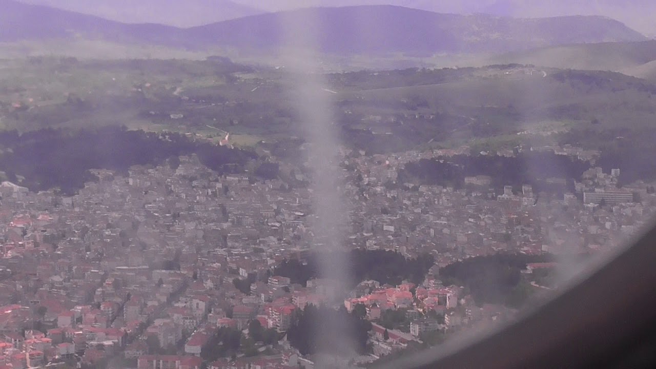 Astra Airlines ATR-42  Takeoff Kozani Airport