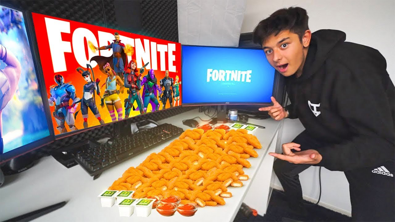 ELKE KILL = 1 SPICY KIPNUGGET ETEN in Fortnite 🔥😋