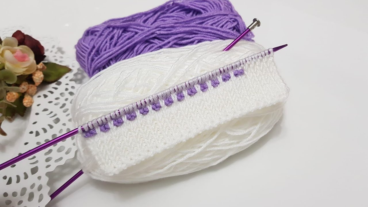 İki renkli muhteşem yelek hırka süveter örgü modeli / two-color gorgeous knitting pattern