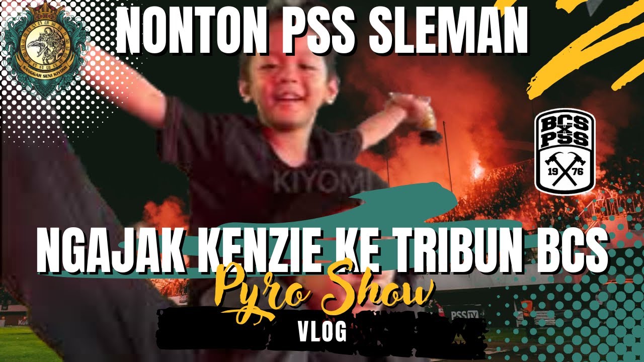 LANGSUNG KE TRIBUN BCS AJAK KENZIE NONTON PSS || KIYOMI VLOG