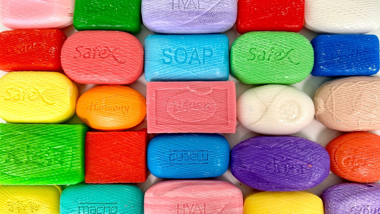 ASMR Cutting MIX Soap Cubes 立方体石鹸のカット
