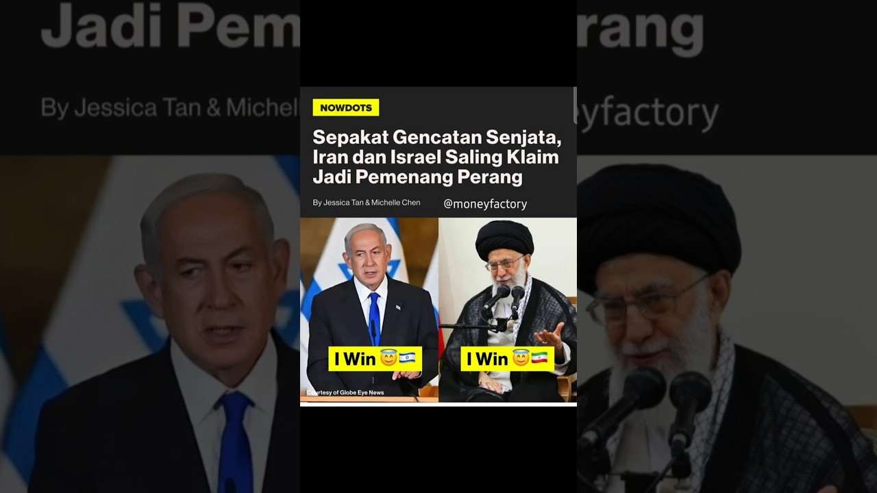🗞️ #IranVsIsrael #GencatanSenjata #Geopolitik #PerangDanPerdamaian #BeritaDunia#trending#news#short