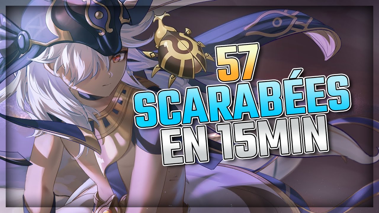 Localisation SCARABÉES | Optimisation Farm | Matériaux élévation CYNO | Genshin Impact