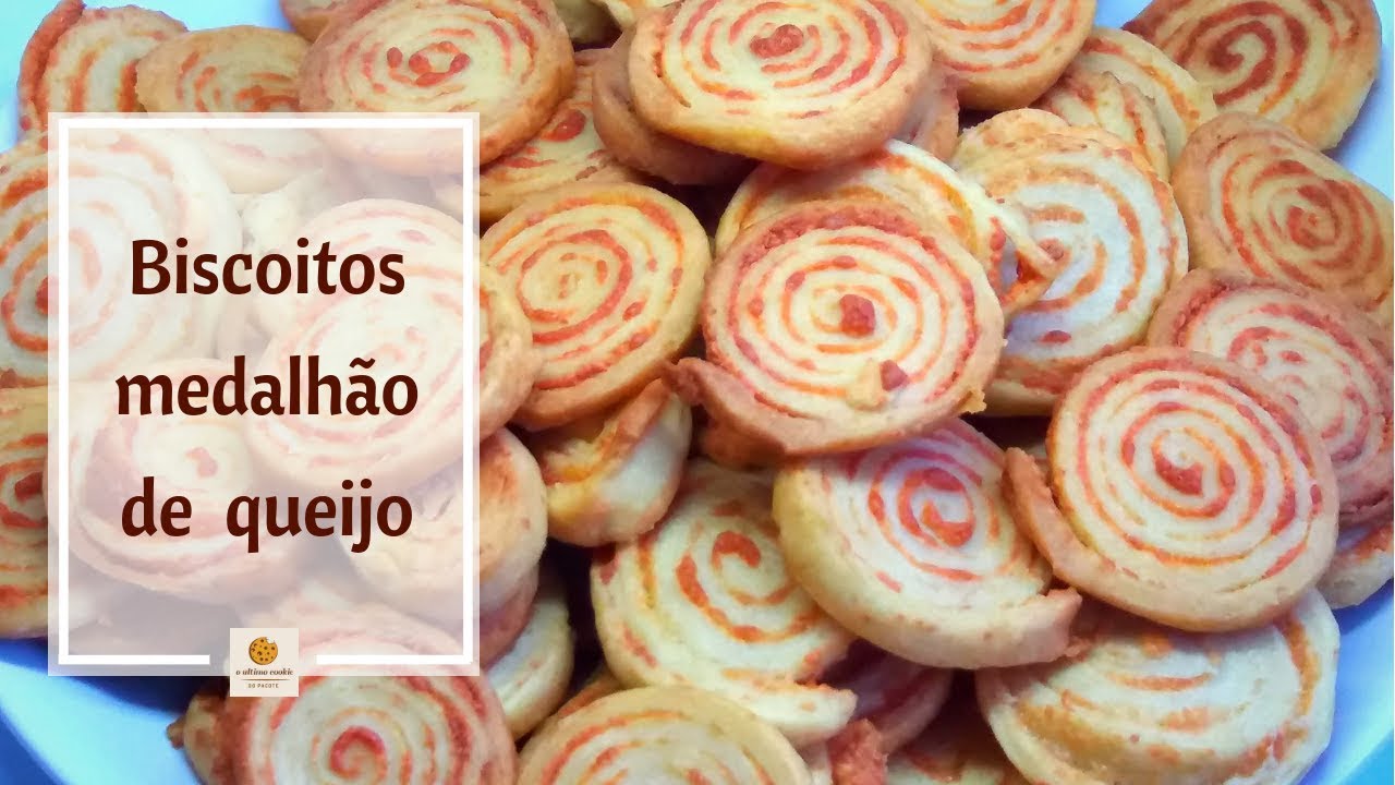 Biscoito Medalhão de QUEIJO | 🧀Para os FÃS de queijo!