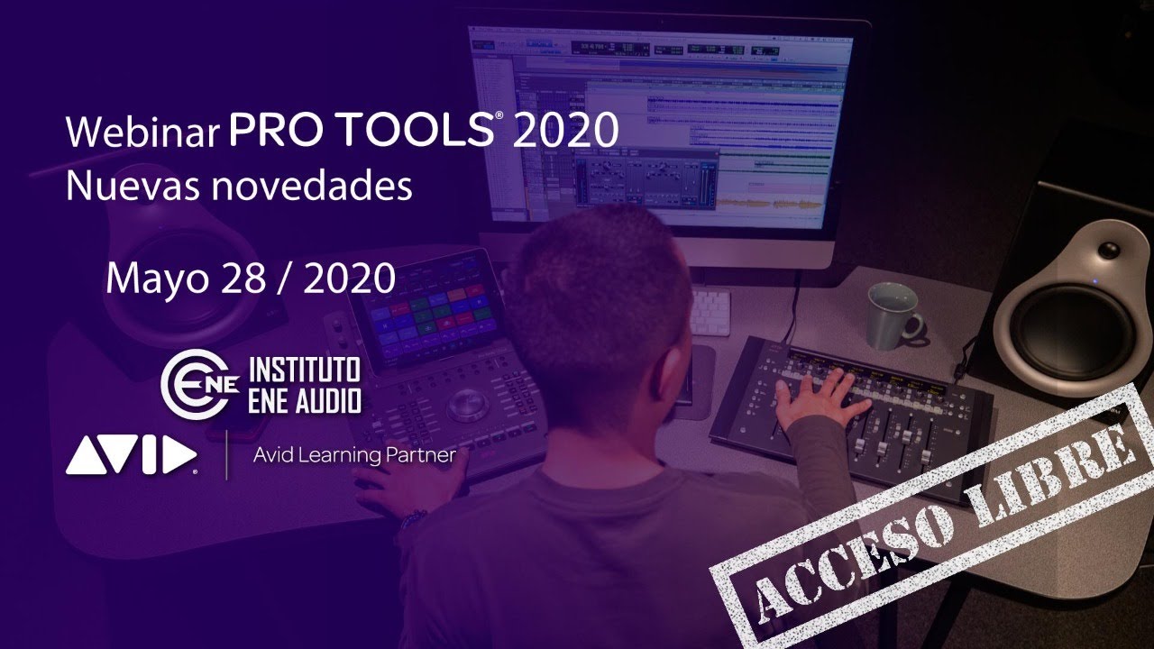 Avid y ENE Audio presentan Pro Tools 2020