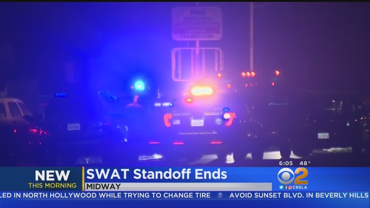 8-Hour Standoff Ends In Midway City