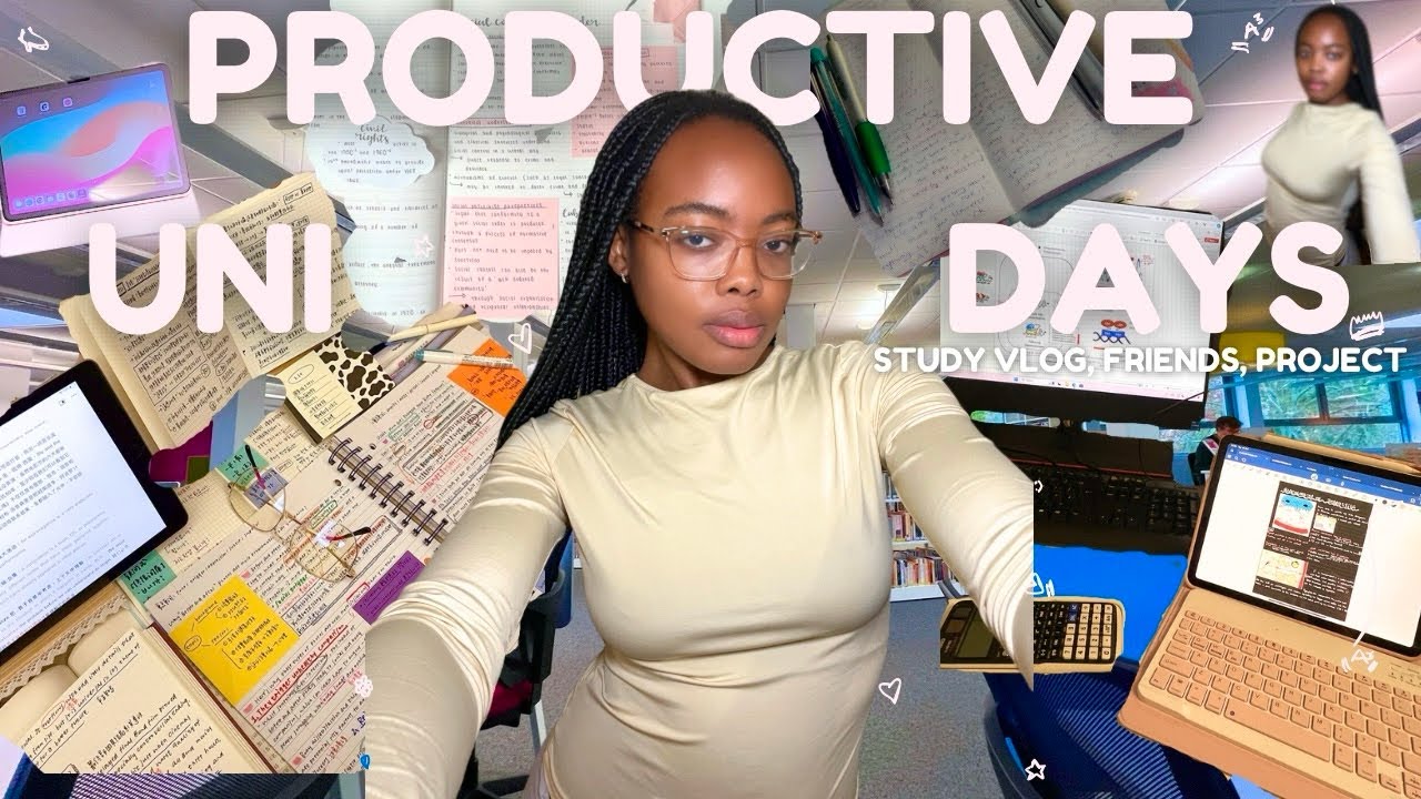 BUSIEST Uni Days EVER! Study Tips and Productivity Hacks Revealed