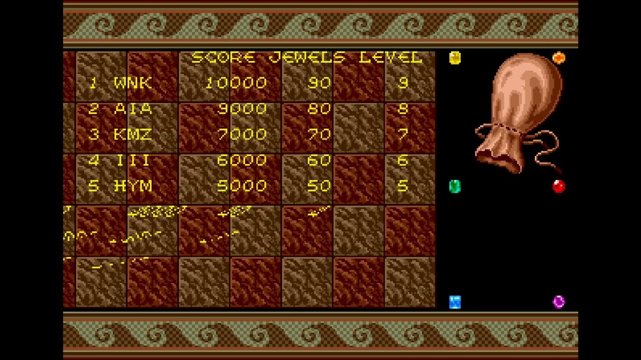 Columns (1990, Sega, Genesis)