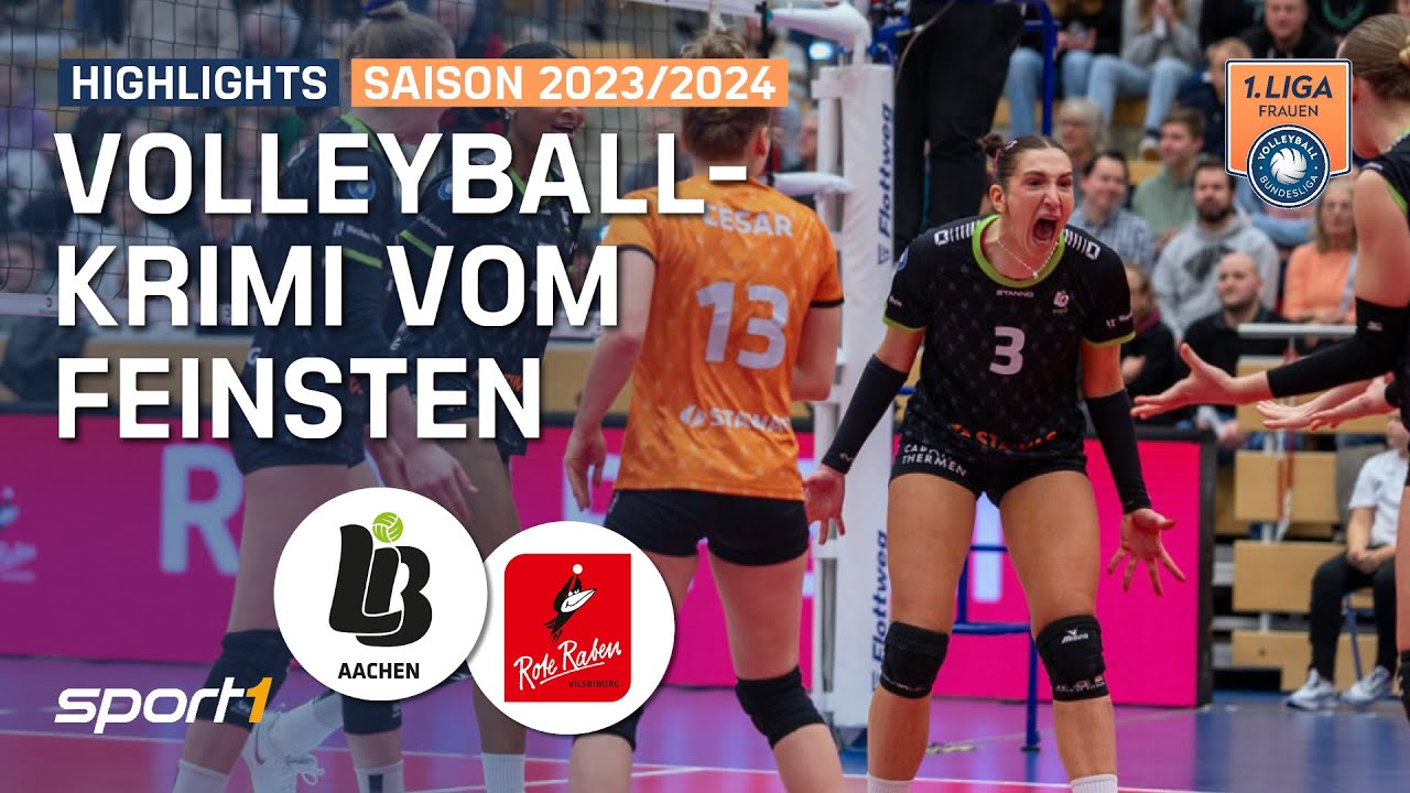 Aachen behält die Nerven 😮 | Match Highlights | 1. Volleyball Bundesliga Frauen