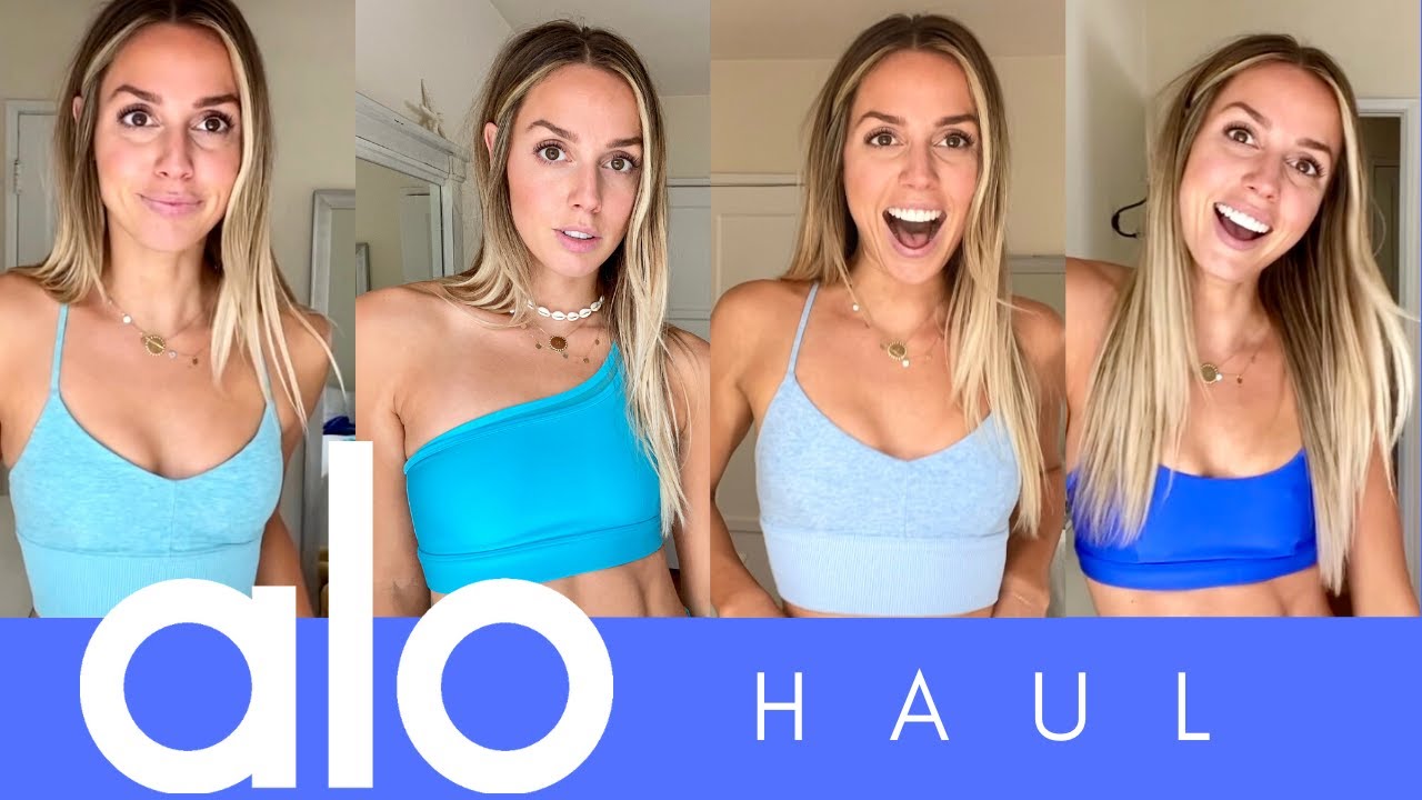 Alo Yoga Haul- New Blue Sets!