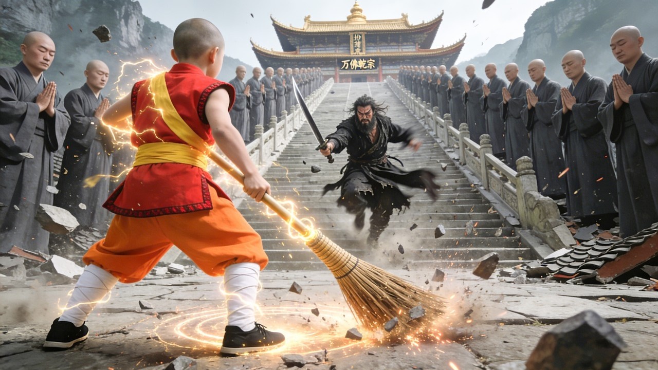 El monje Shaolin despreciado, sorprende a todos al derrotar al enemigo más poderoso!