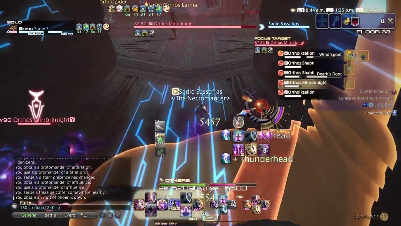 Eureka Orthos Black Mage Solo Score Run Floor 31-60 | EO BLM Scoring | Deep Dungeon