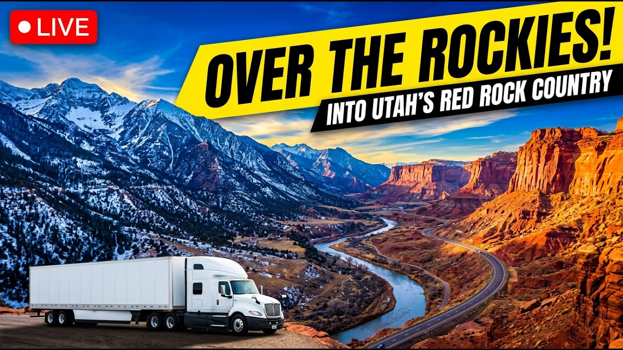 Climbing the Rockies Into Utah &mdash; Kansas Plains to Red Rock Canyon Country