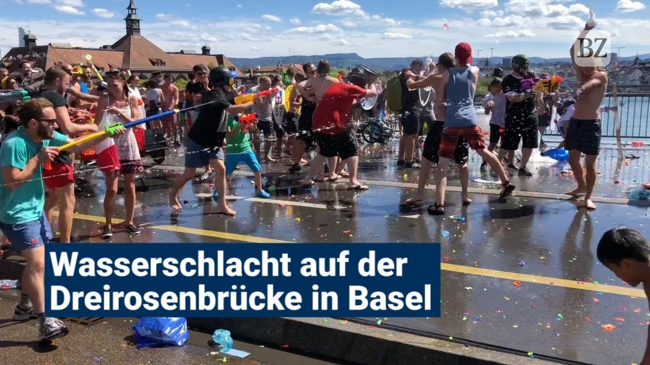Wasserschlacht in Basel 2018