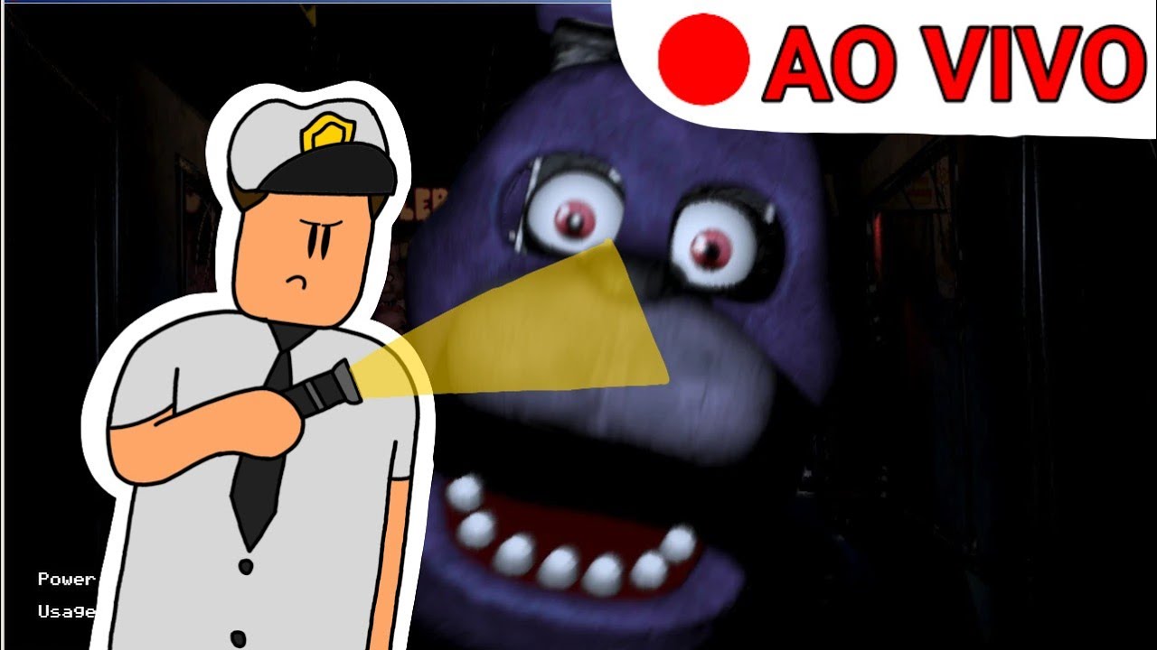 [🔴 AO VIVO] JOGANDO FNAF PELA PRIMEIRA VEZ