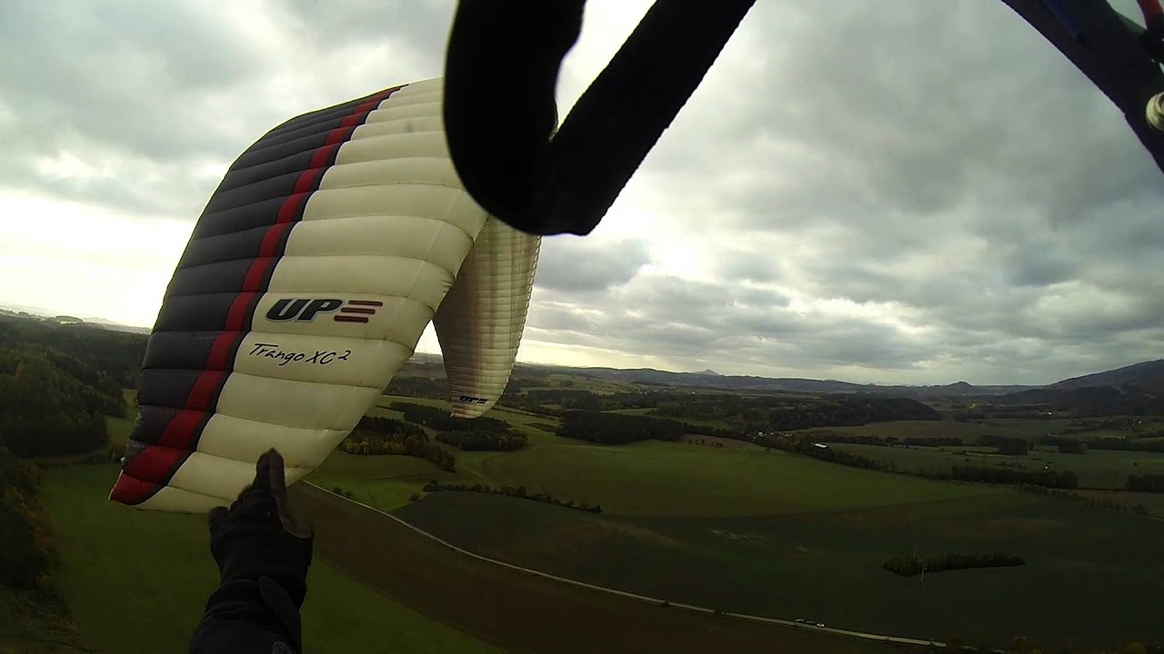 GoPro paragliding Hodkovice
