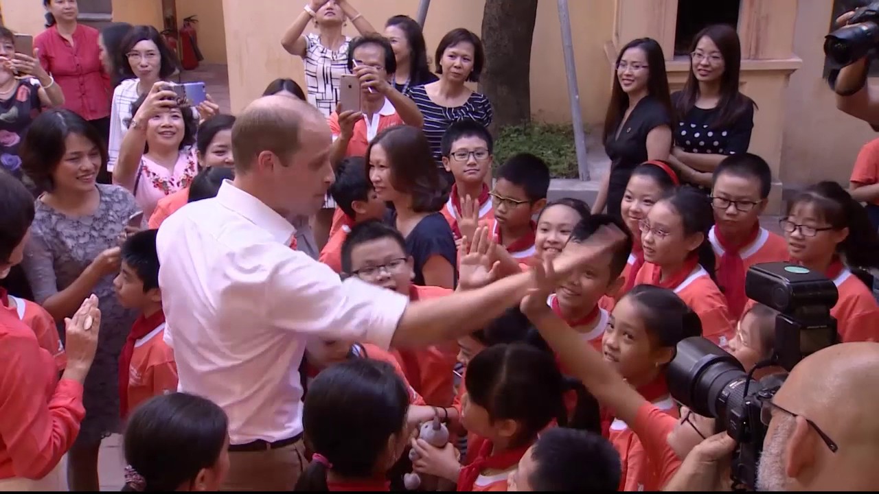 The Duke of Cambridge visits Vietnam: day one