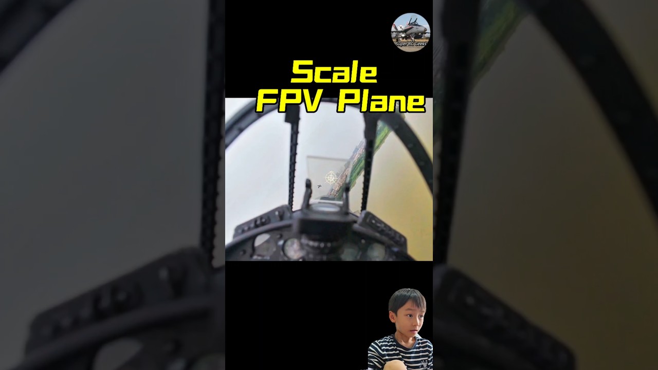 Do you like this scale sight for fov cockpit? #rcmodel #scalemodel #rcplane #rcaircraft #fpv
