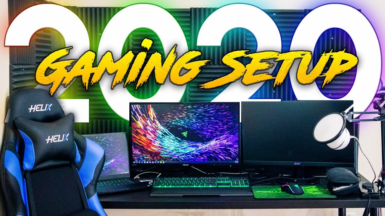 PYTASH'S 2020 GAMING SETUP: The Progression of my DREAM GAMING SETUP
