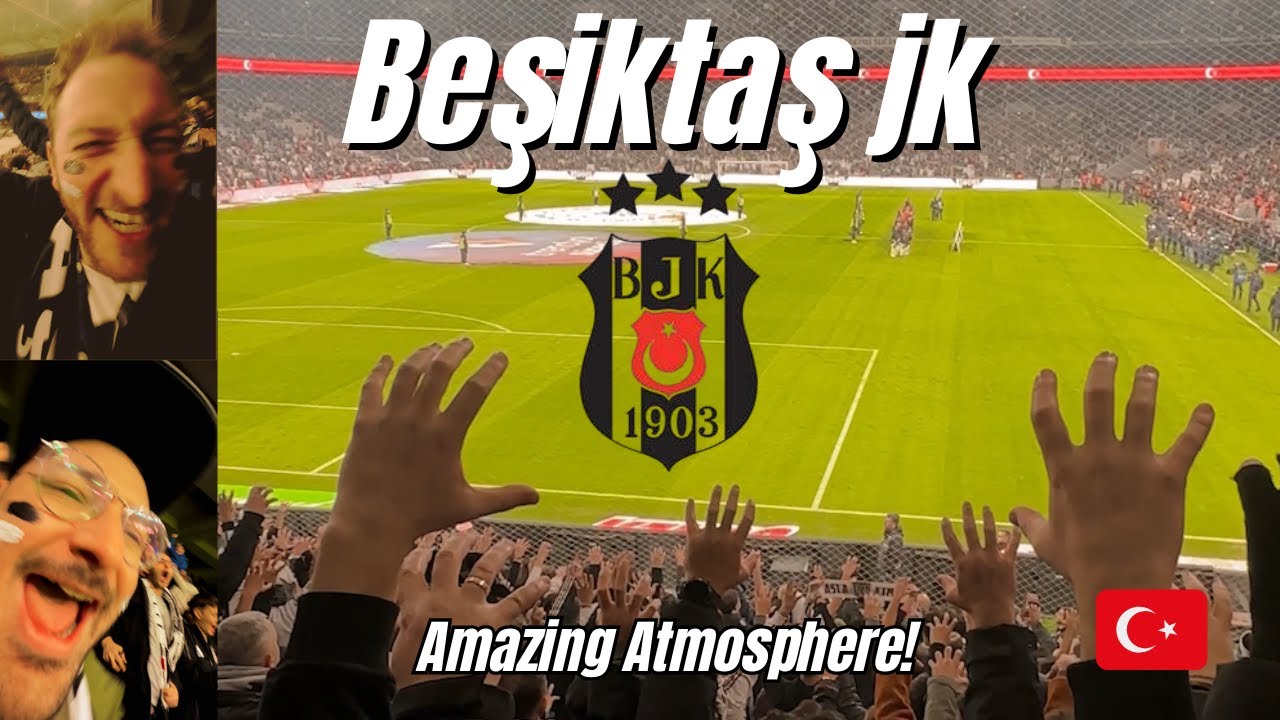 English fan experience CRAZY football atmosphere in Istanbul | Beşiktaş fans are WILD!🇹🇷 #highlights