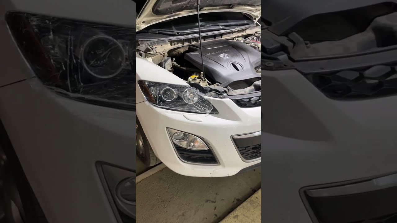 Mazda CX-7 замена на светодиодные линзы Technik Division 3