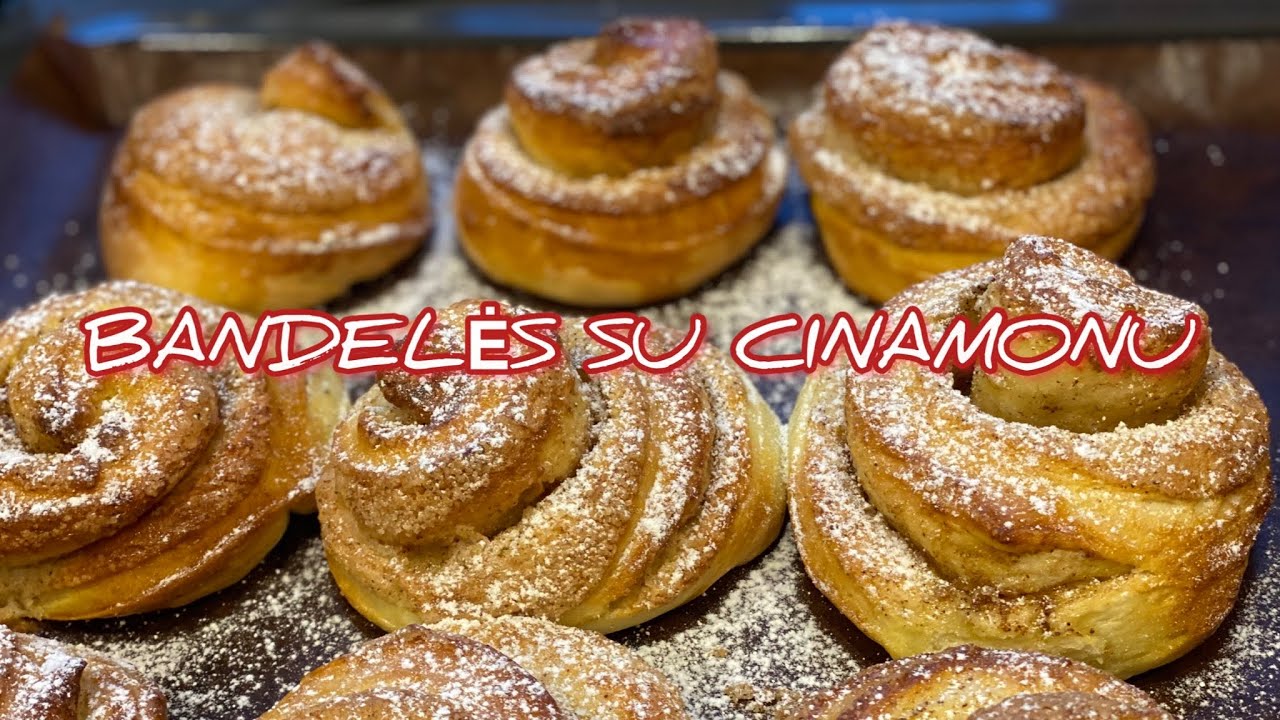 Pagerintos bandelės su cinamonu 😍Cinnamon rolls | Recipe from my grandma!Easy and very DELICIOUS.