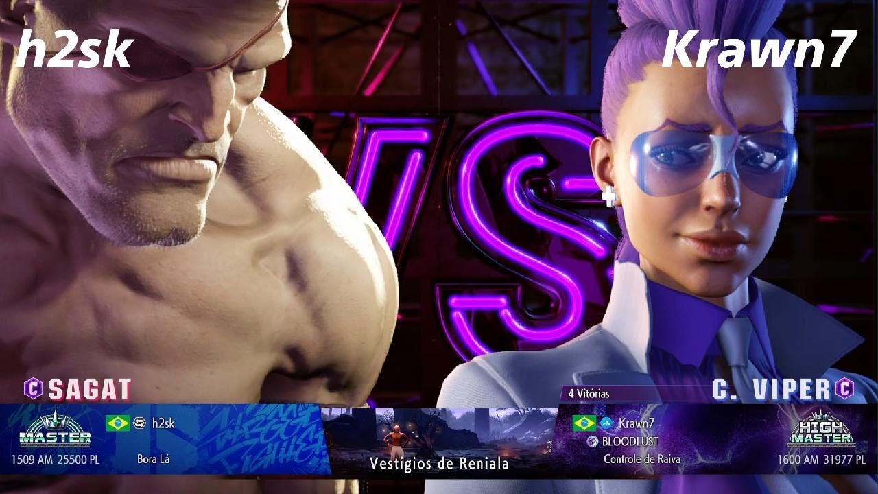 Street Fighter 6 - Krawn7 vs h2sk